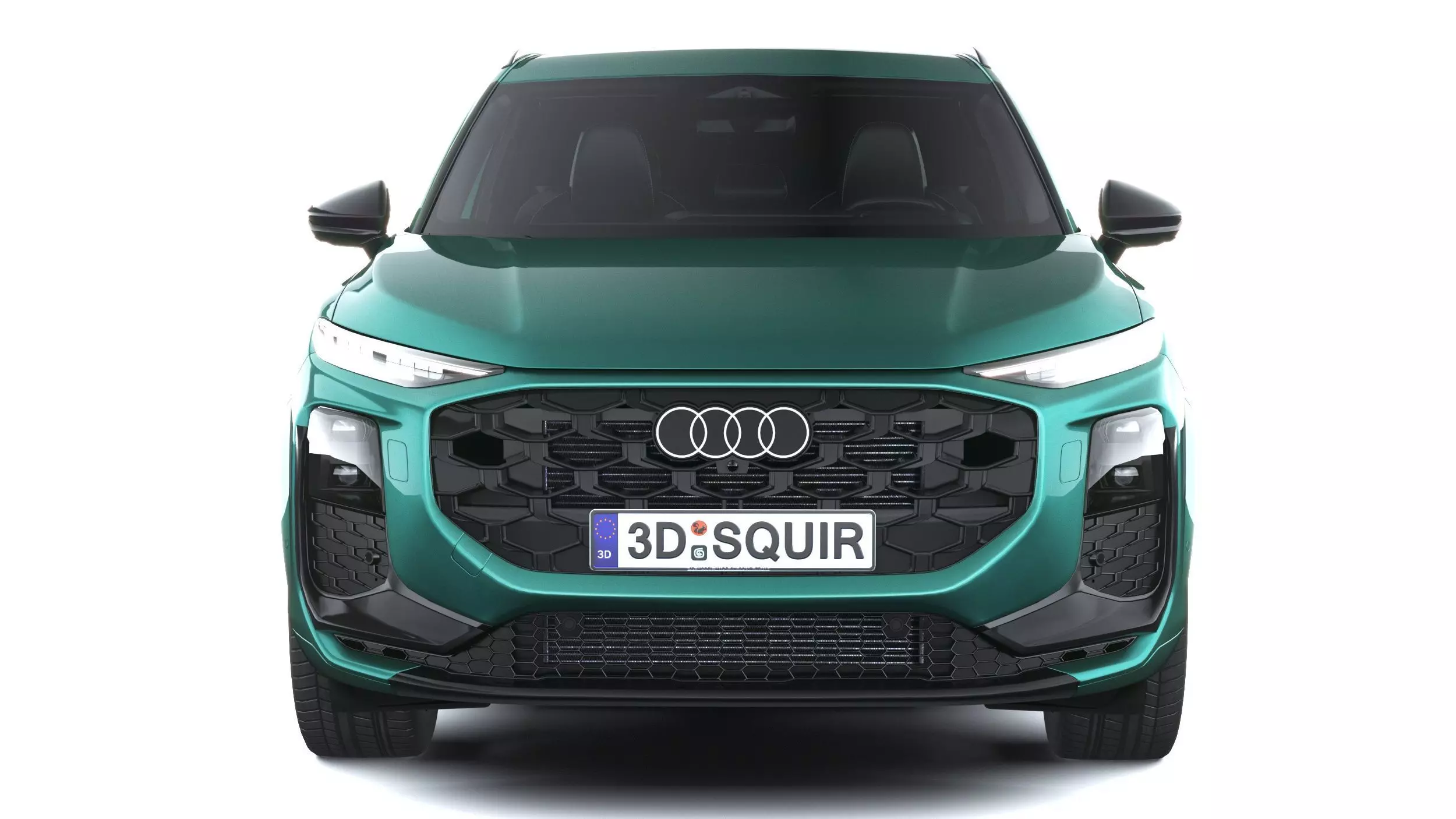 Audi Q3 S-Line 2026 with interior Low-poly 3D model_13