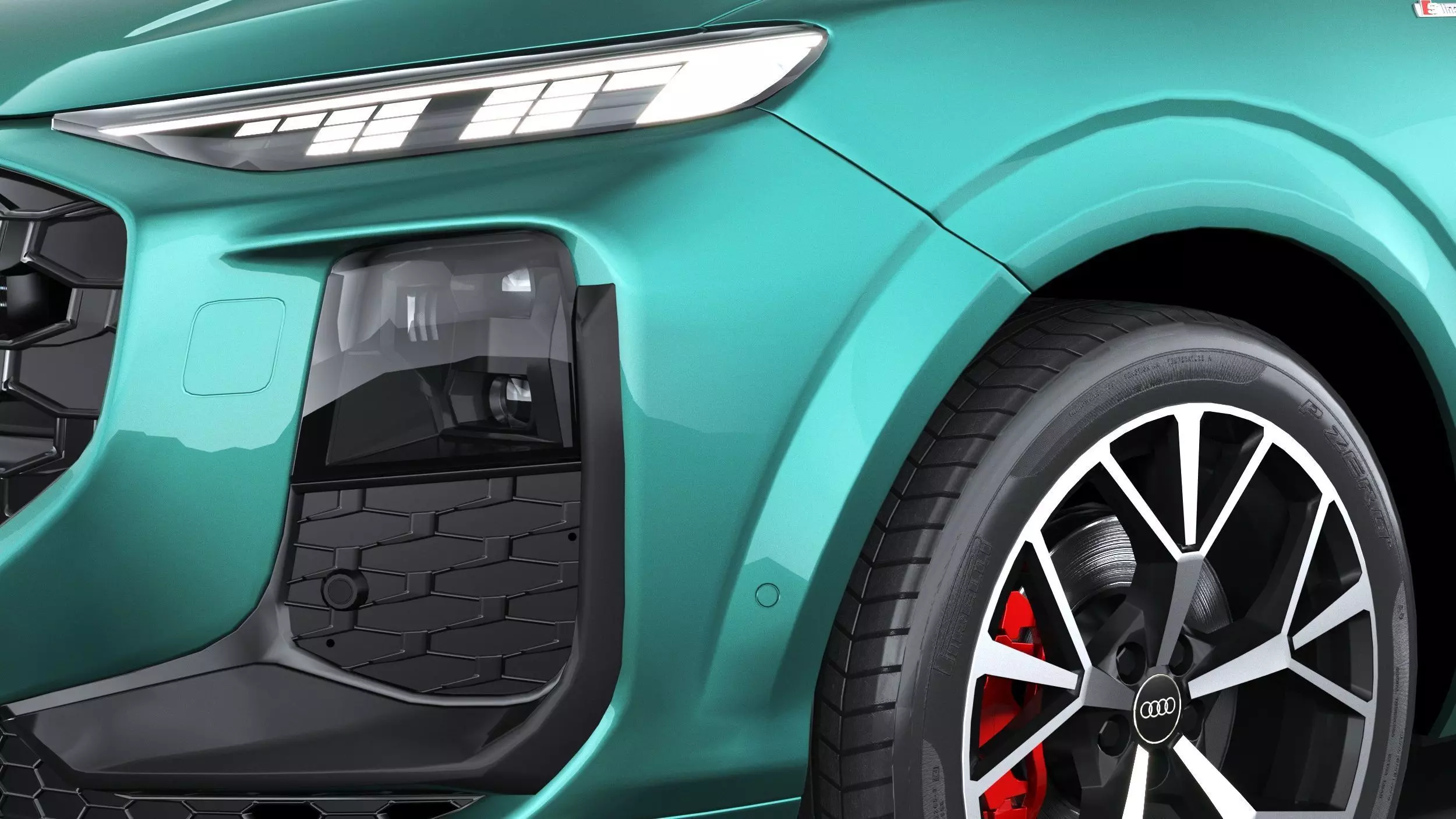 Audi Q3 S-Line 2026 with interior Low-poly 3D model_14