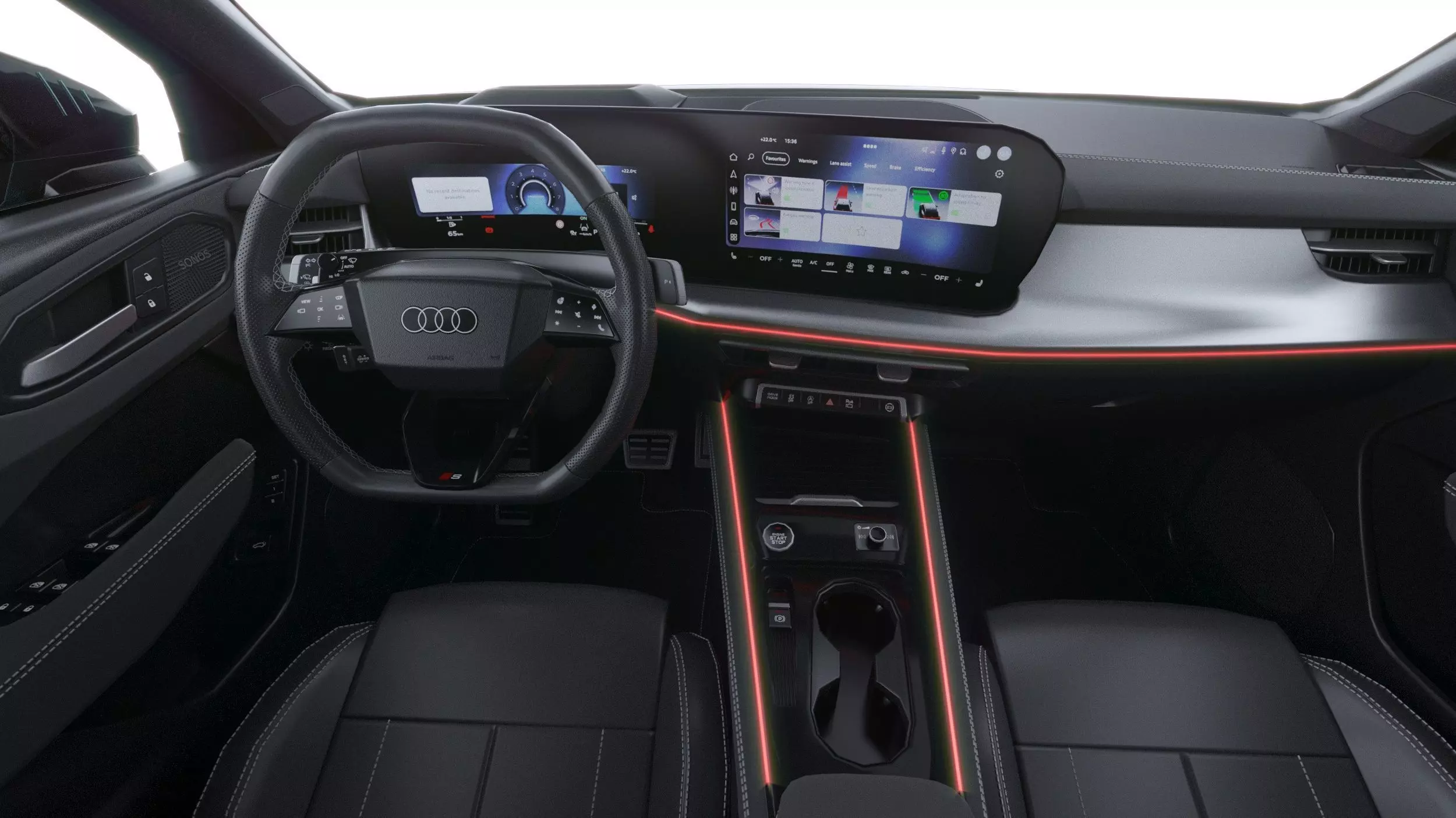 Audi Q3 S-Line 2026 with interior Low-poly 3D model_27