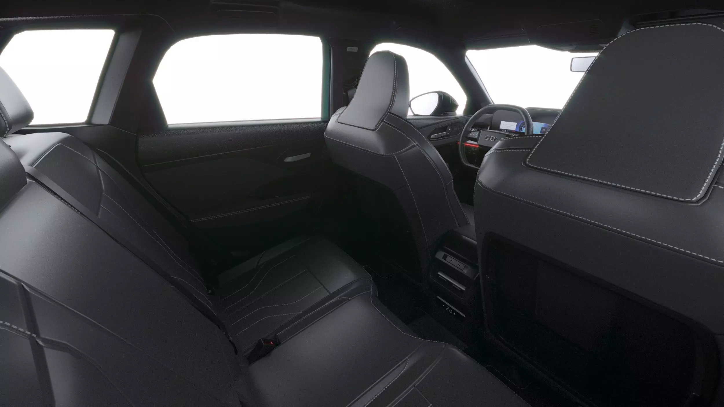 Audi Q3 S-Line 2026 with interior Low-poly 3D model_29