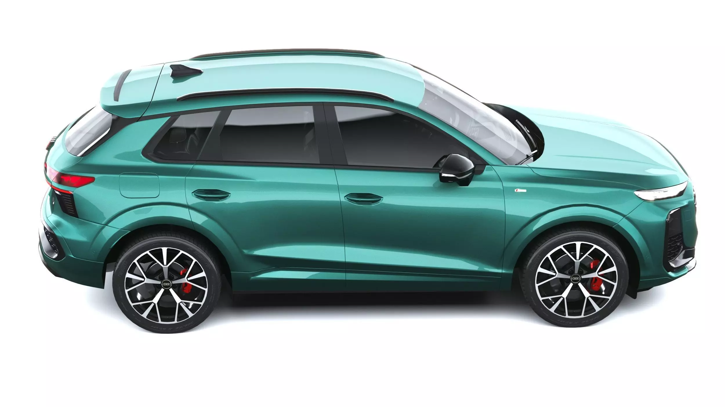 Audi Q3 S-Line 2026 with interior Low-poly 3D model_11