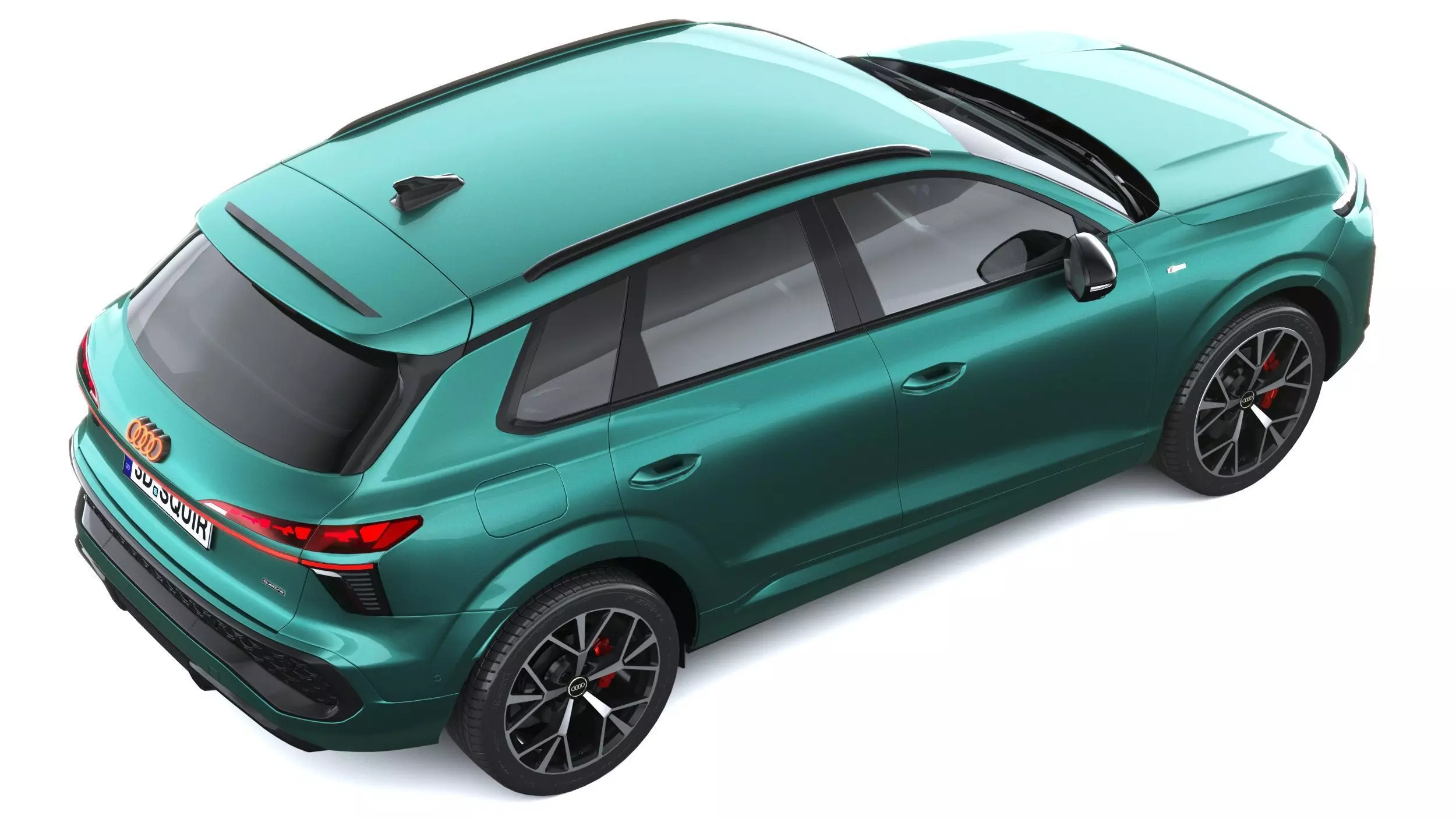 Audi Q3 S-Line 2026 with interior Low-poly 3D model_10