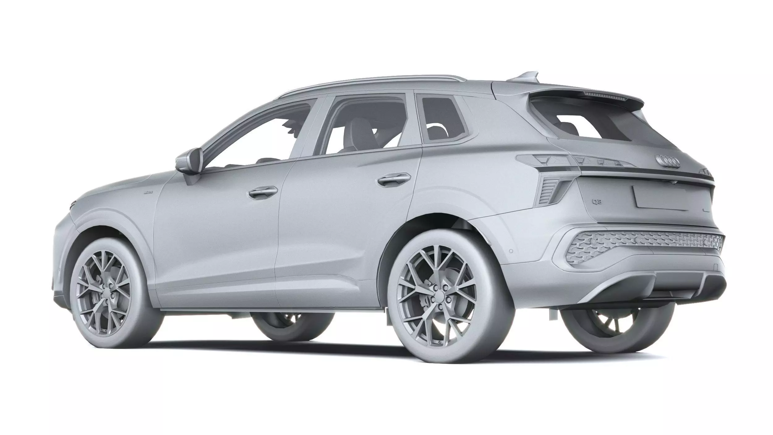 Audi Q3 S-Line 2026 with interior Low-poly 3D model_21