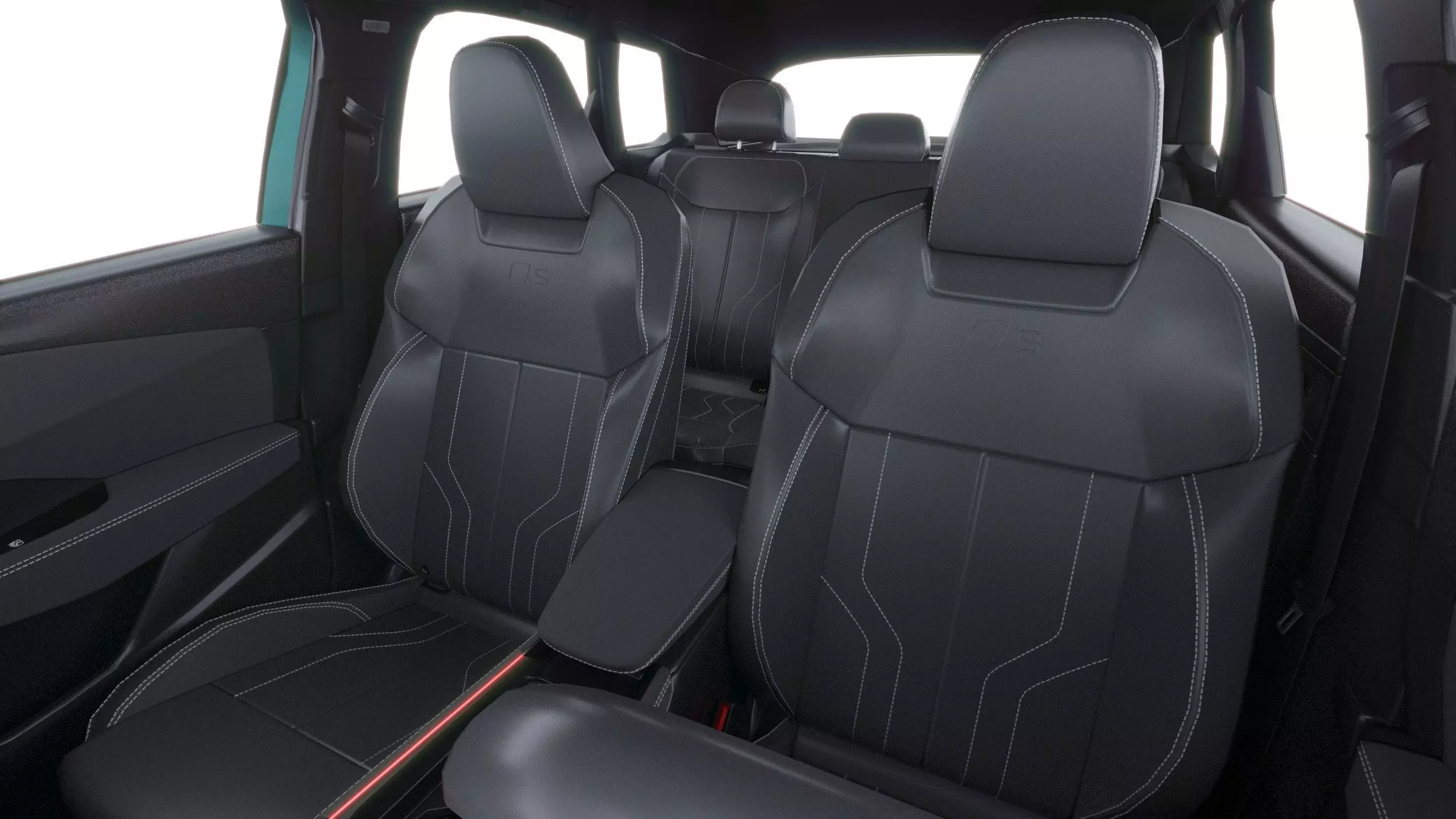 Audi Q3 S-Line 2026 with interior Low-poly 3D model_30