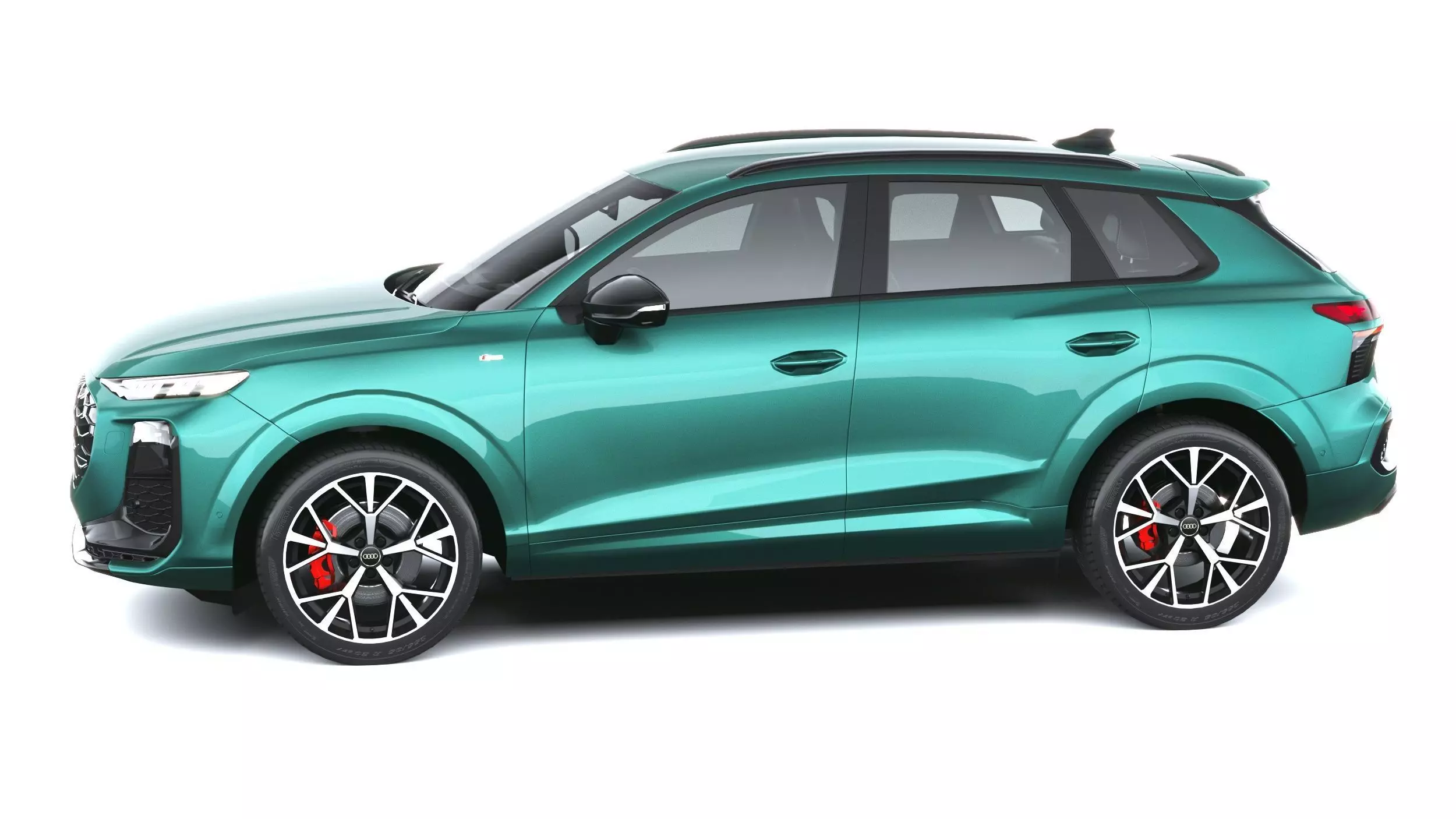 Audi Q3 S-Line 2026 with interior Low-poly 3D model_8