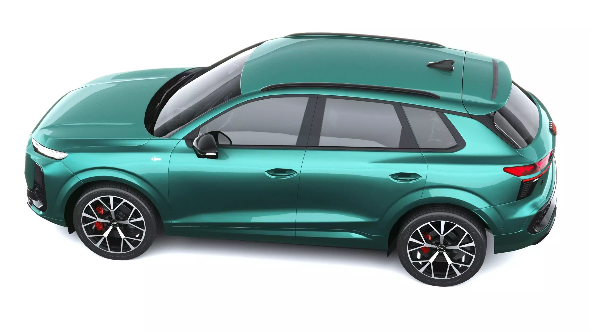 Audi Q3 S-Line 2026 with interior Low-poly 3D model_9