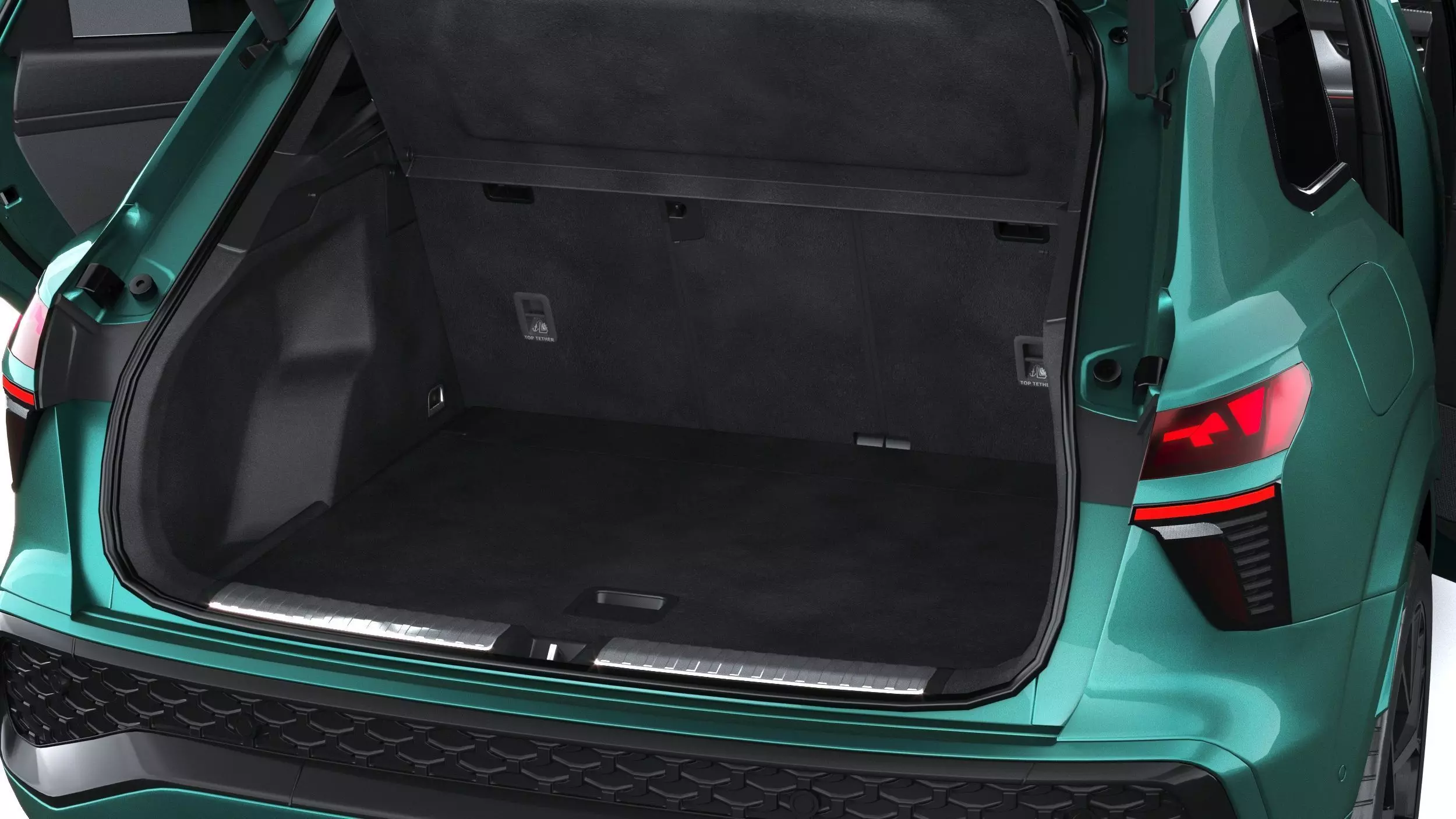 Audi Q3 S-Line 2026 with interior Low-poly 3D model_37