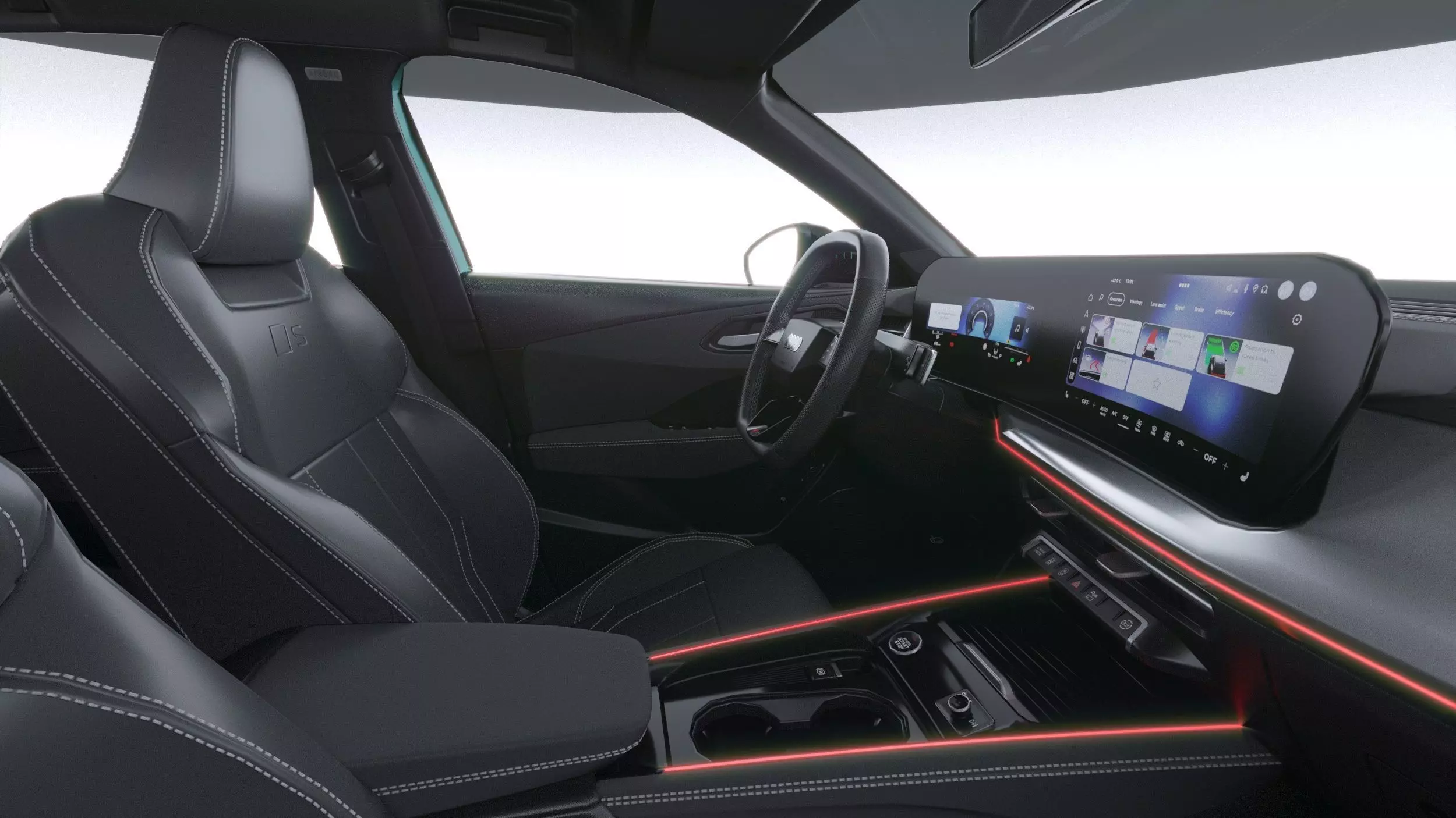 Audi Q3 S-Line 2026 with interior Low-poly 3D model_28