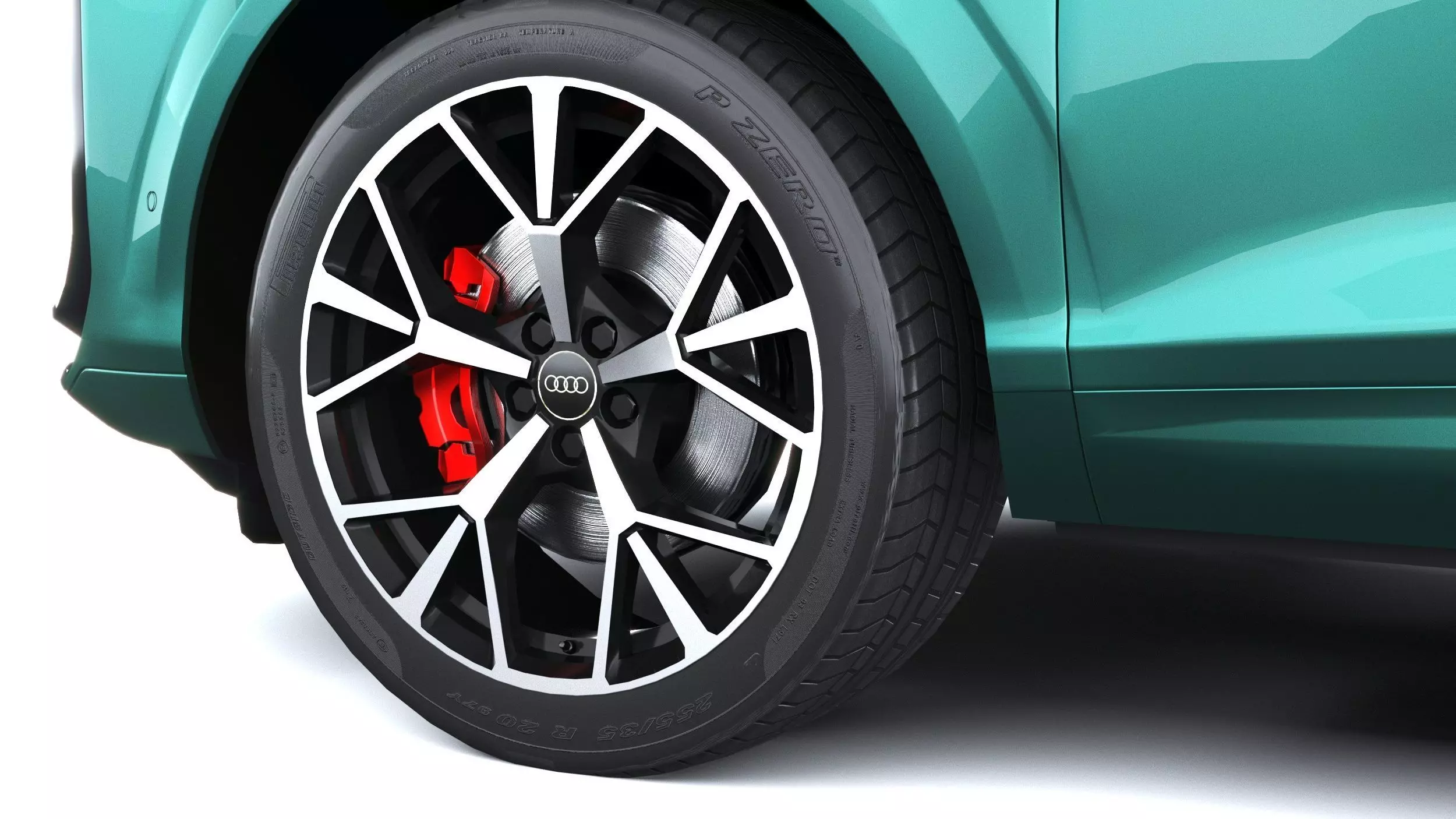 Audi Q3 S-Line 2026 with interior Low-poly 3D model_16