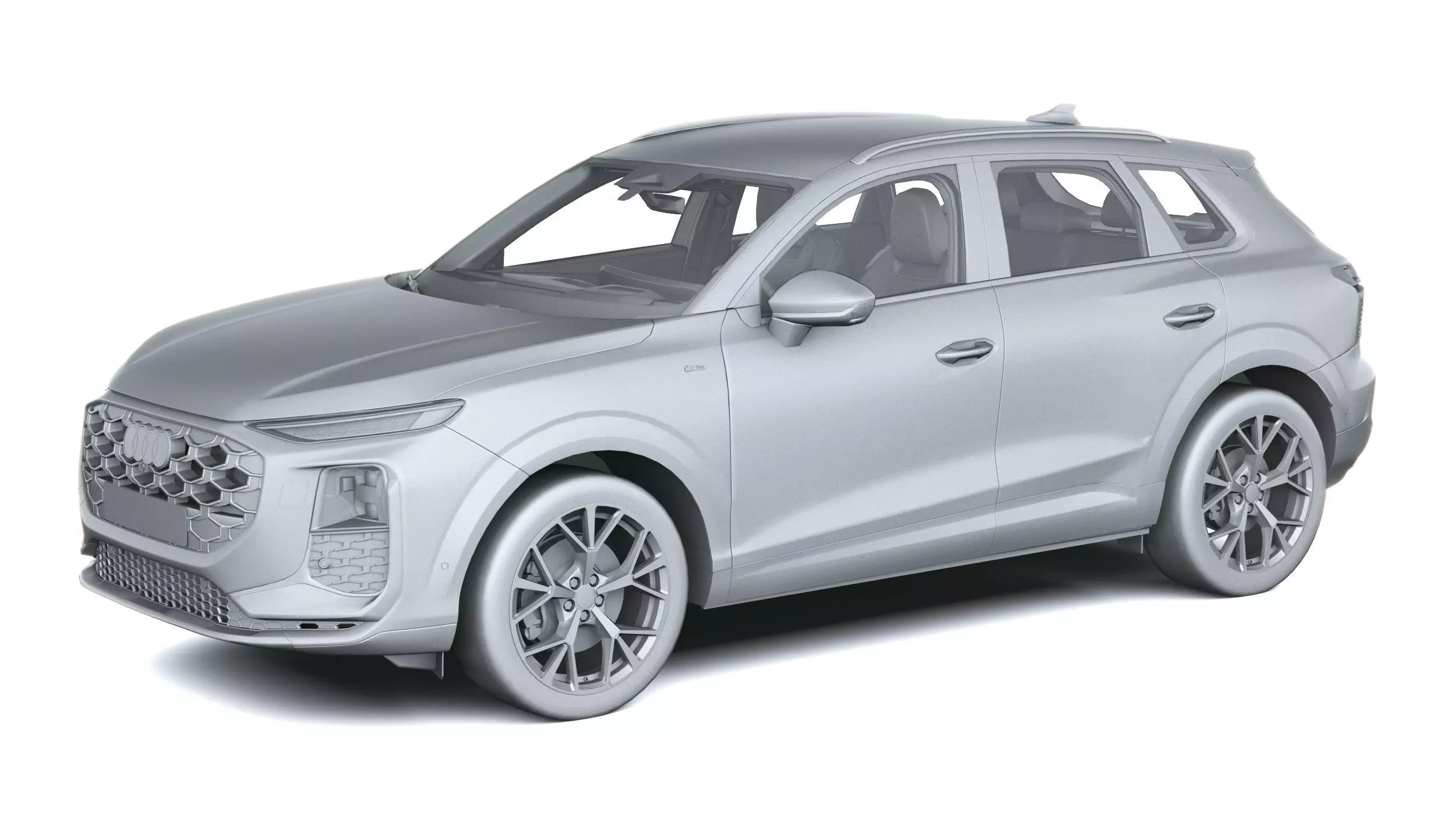 Audi Q3 S-Line 2026 with interior Low-poly 3D model_19