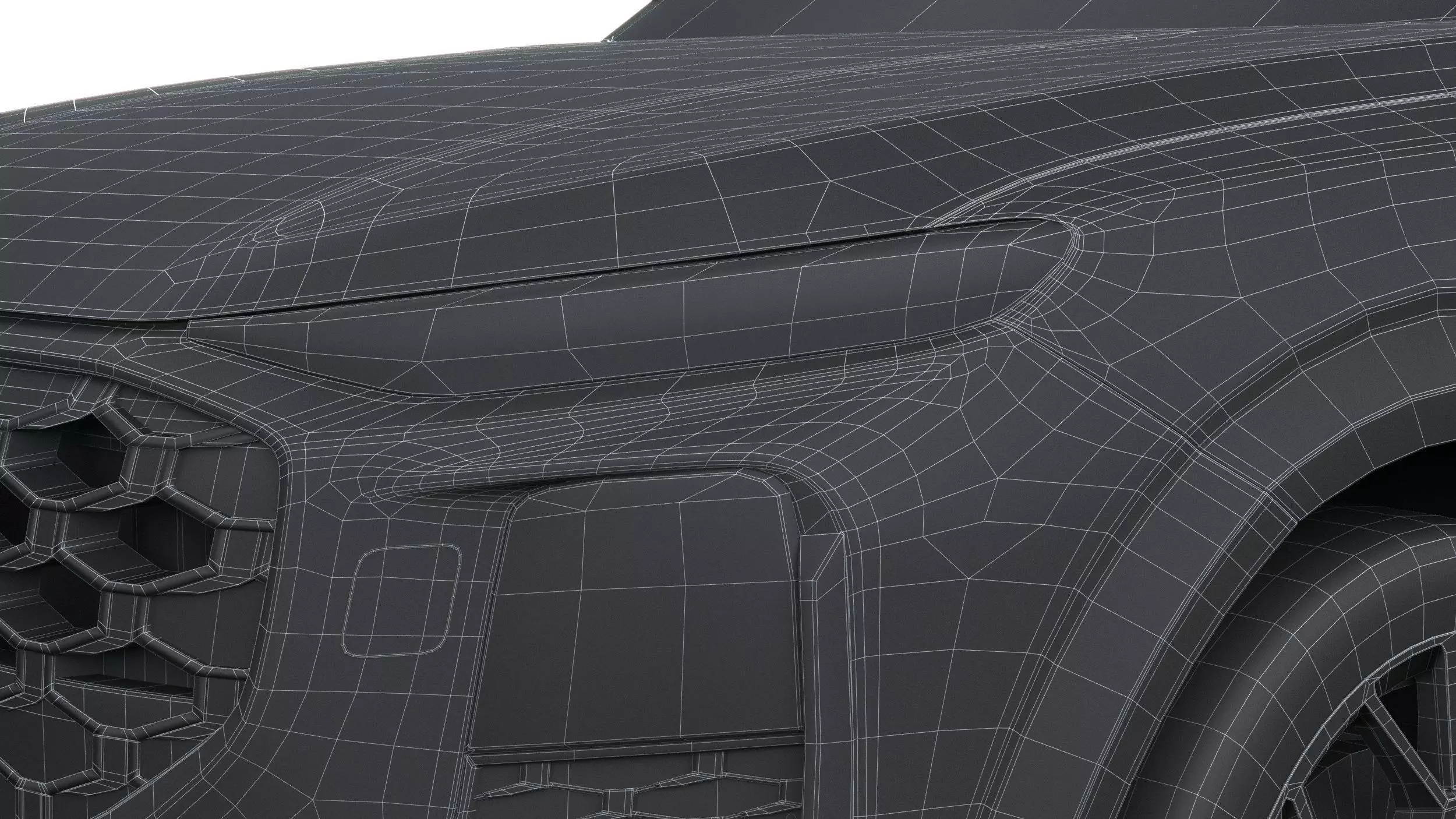 Audi Q3 S-Line 2026 with interior Low-poly 3D model_42