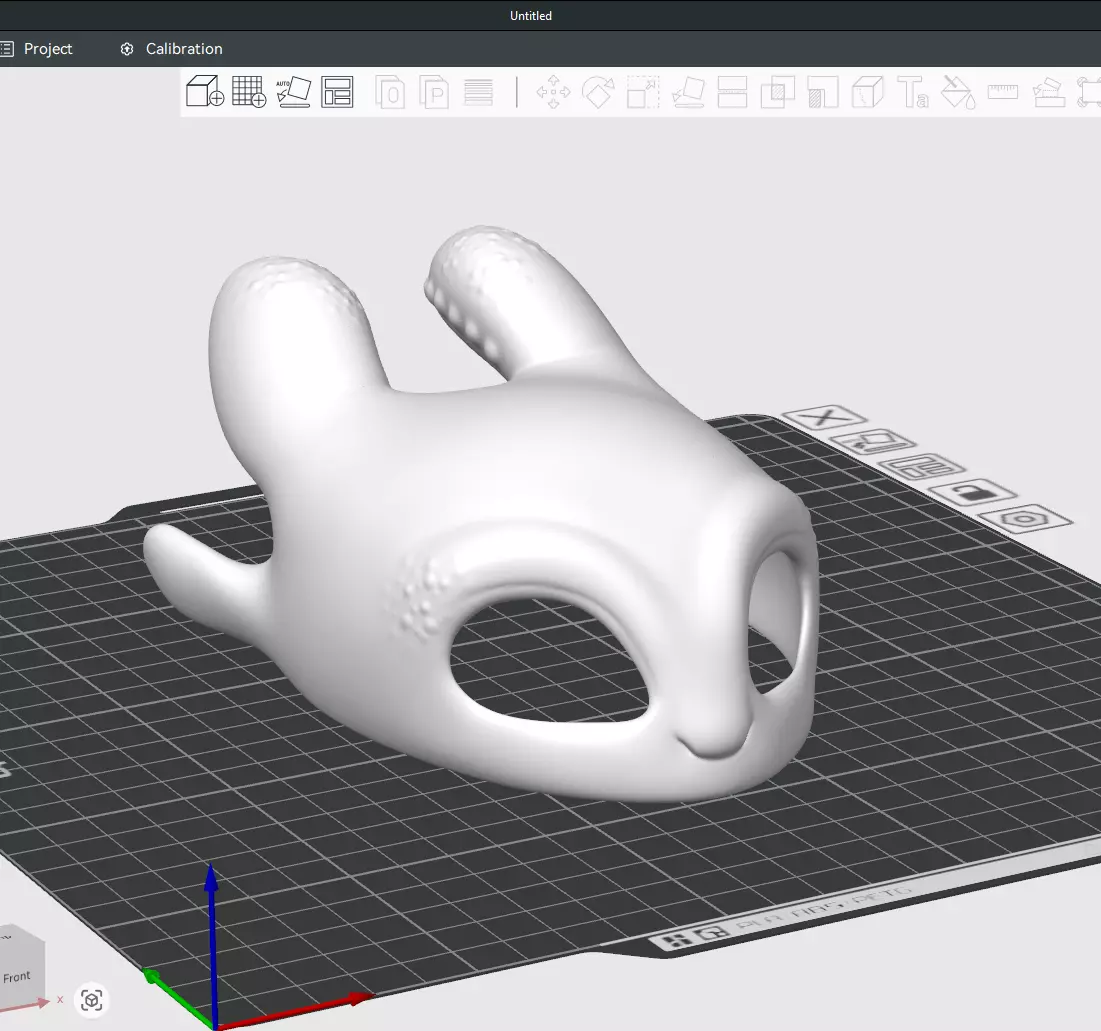 Light Fury Cat Mask How to Train Your Dragon Pet Cosplay 3D print model_3