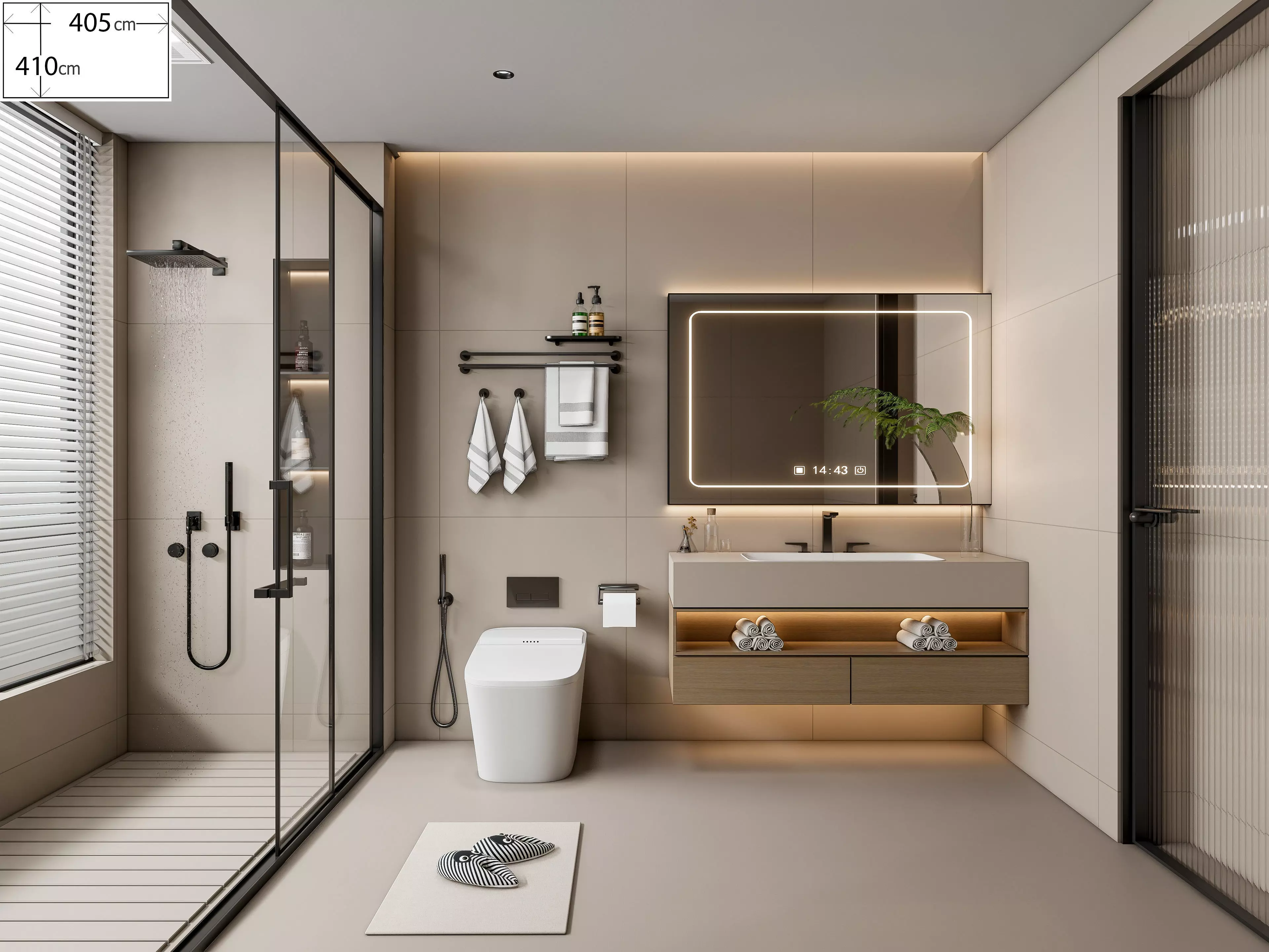 Bathroom 107 3D model_0