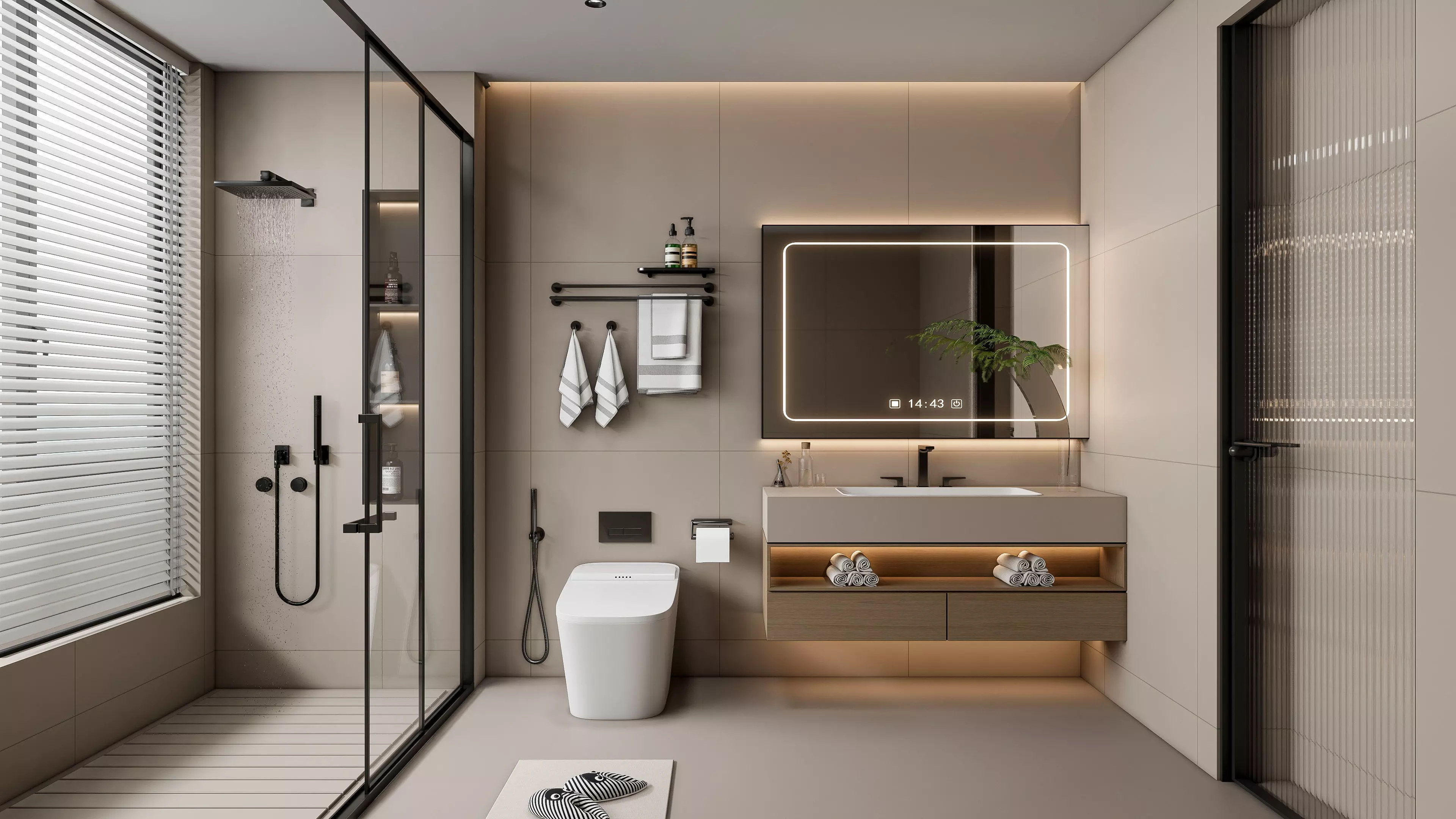 Bathroom 107 3D model_1