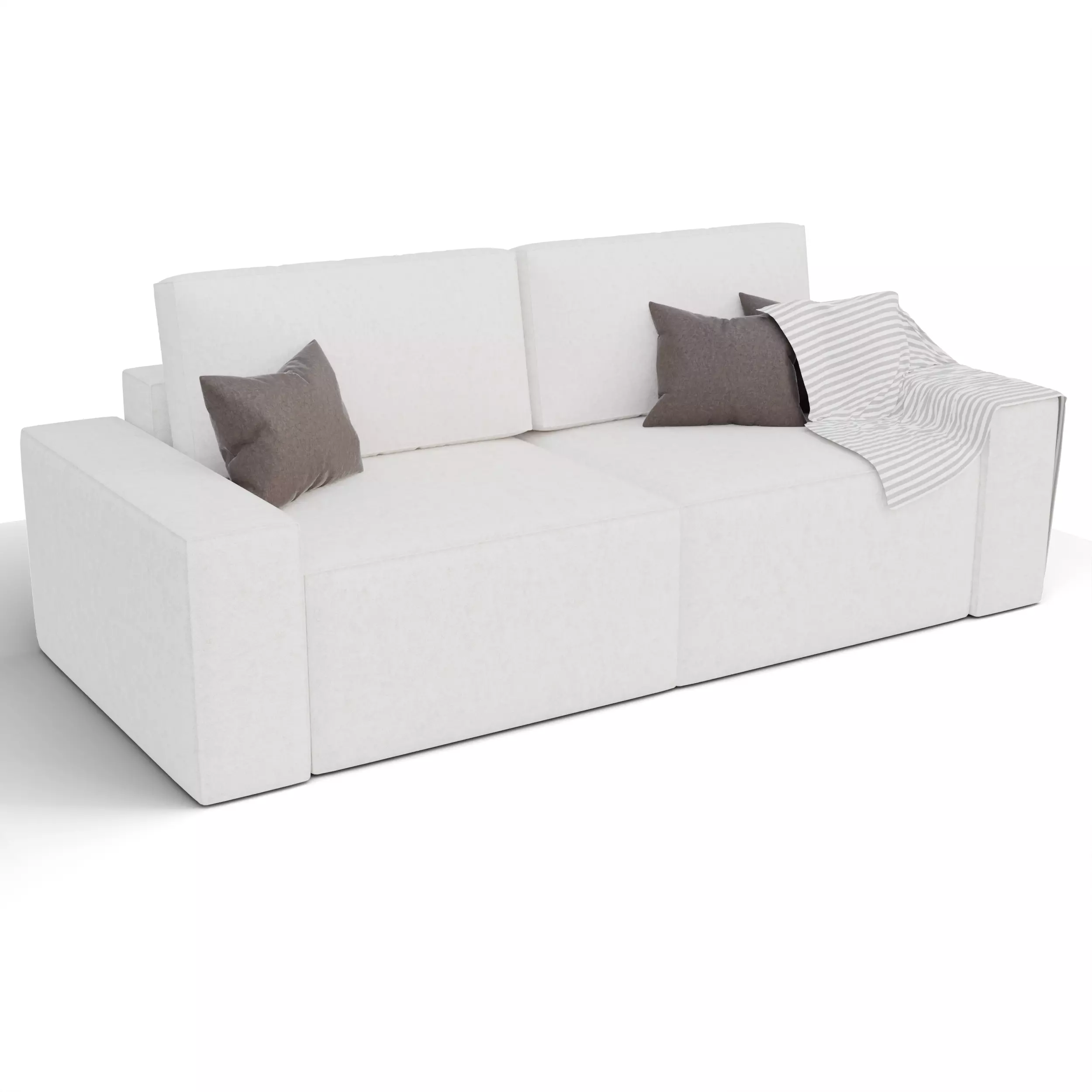 Modern 3 Seater Sofa 3D model_0