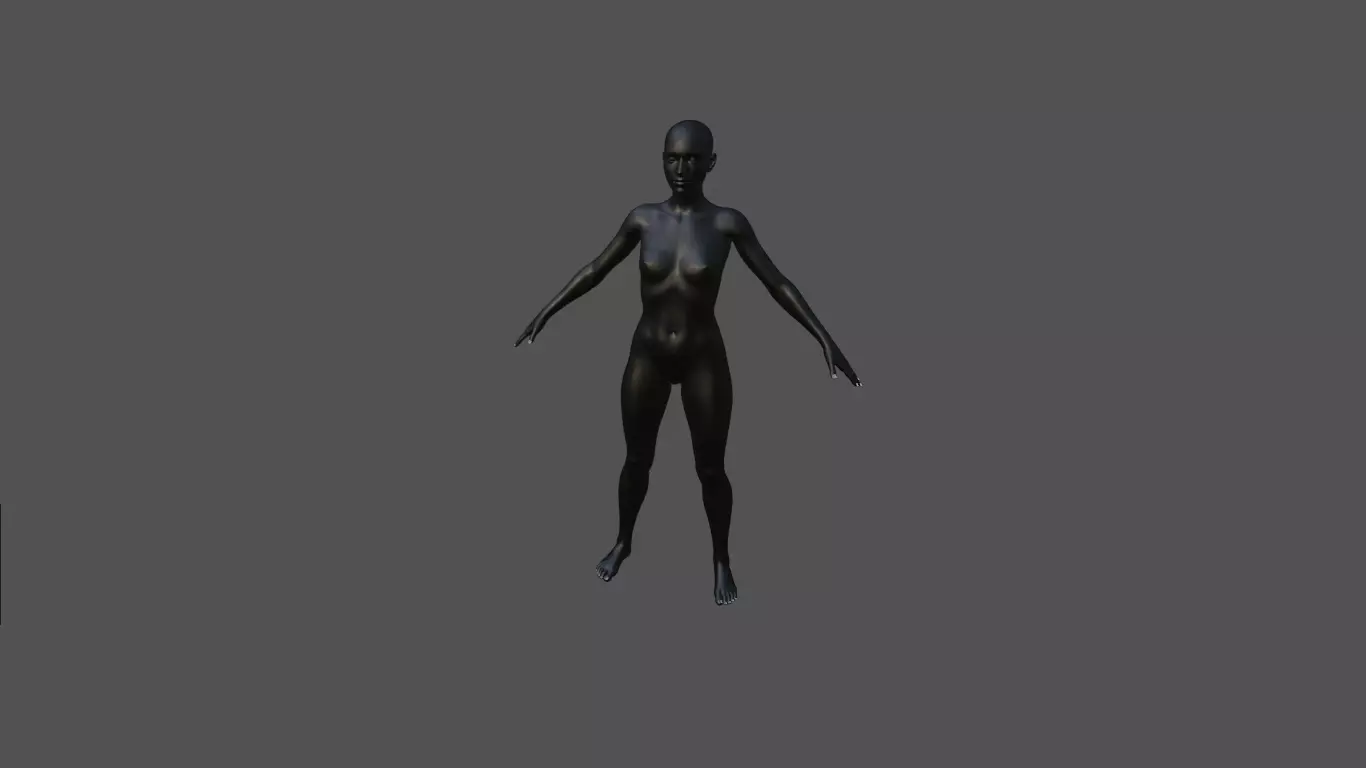 Female Body 43 3D model_0