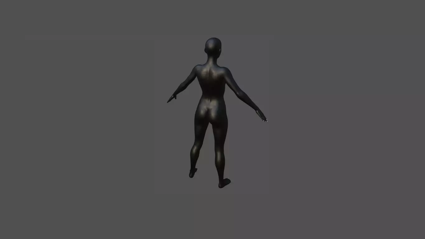 Female Body 43 3D model_4