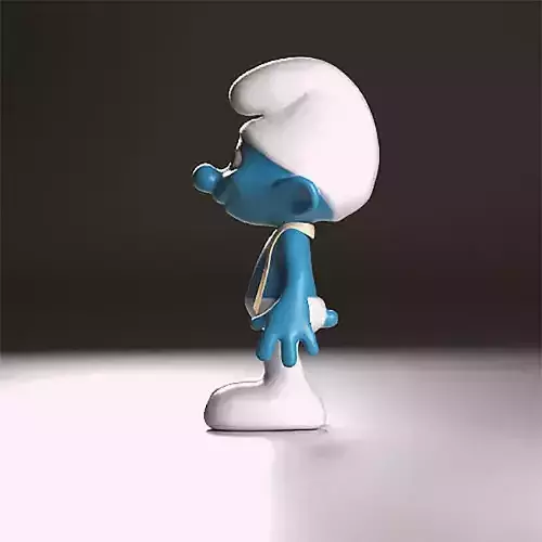 Tailor smurf figurine