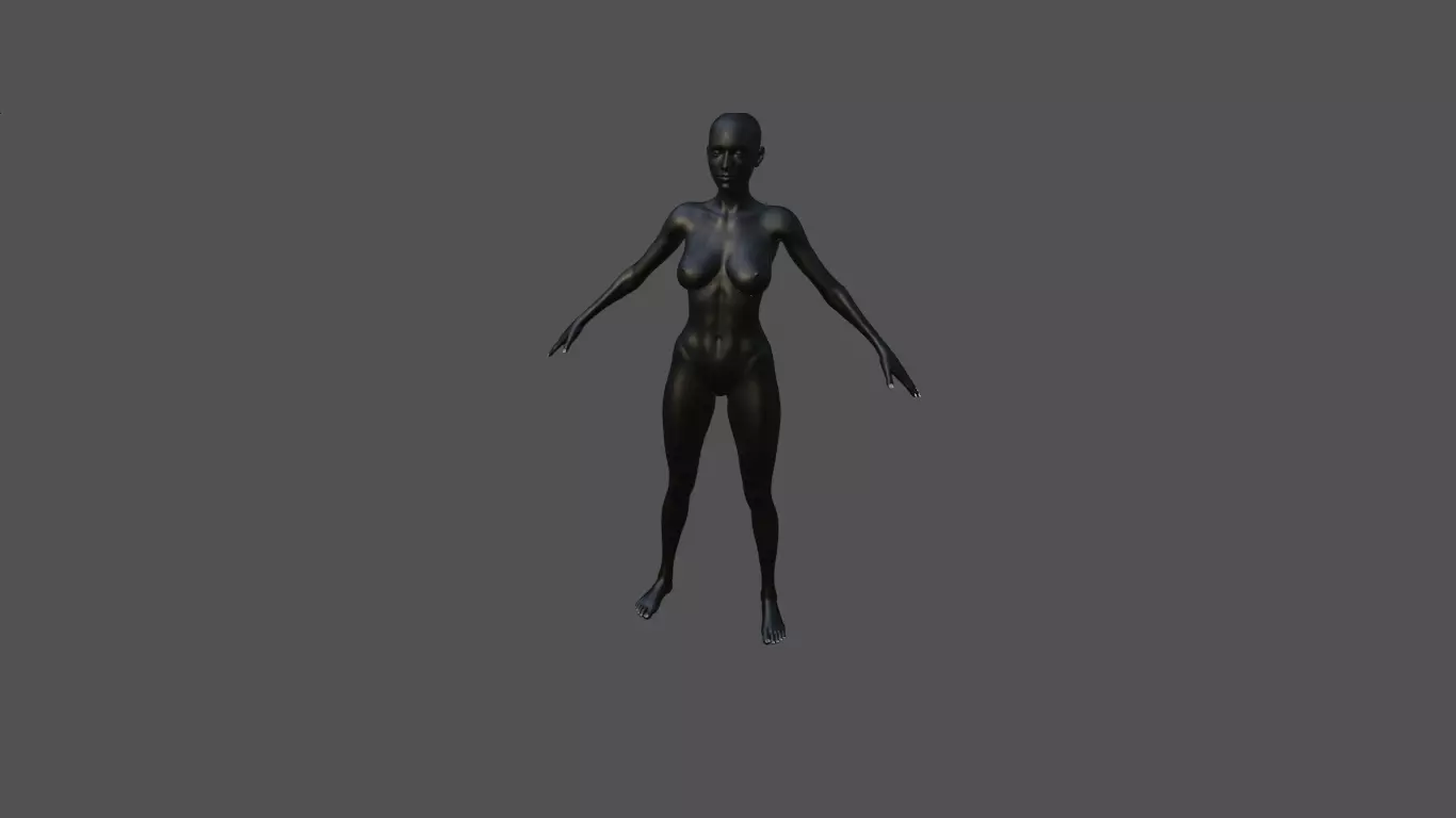 Female Body 44 3D model_0