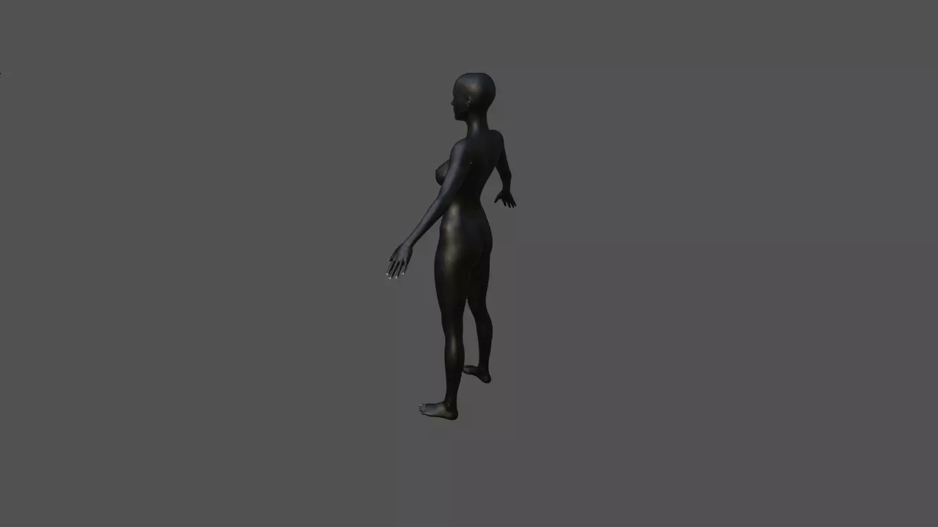 Female Body 44 3D model_2