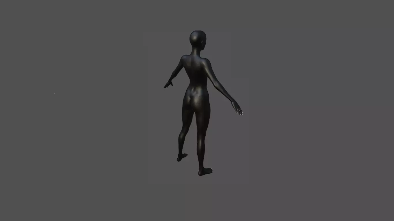 Female Body 44 3D model_4
