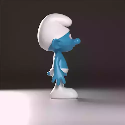Vanity smurf figurine
