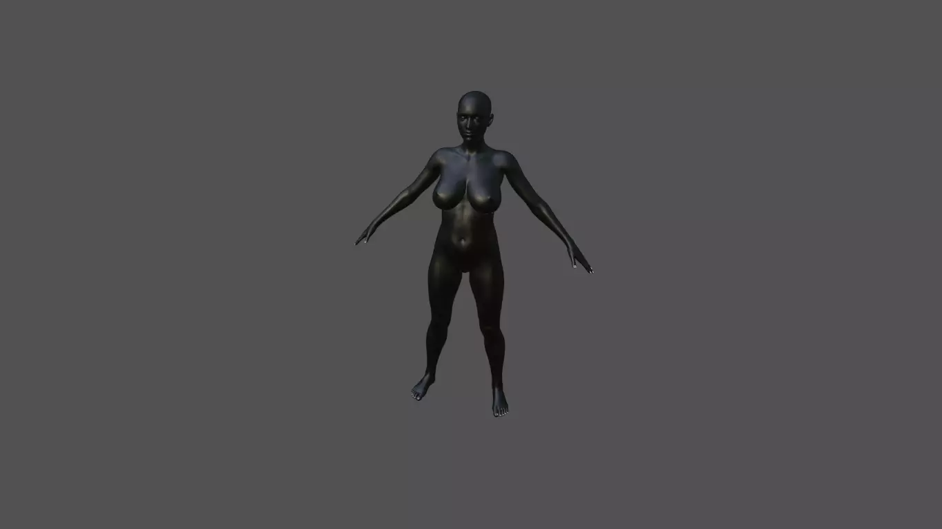 Female Body 45 3D model_0