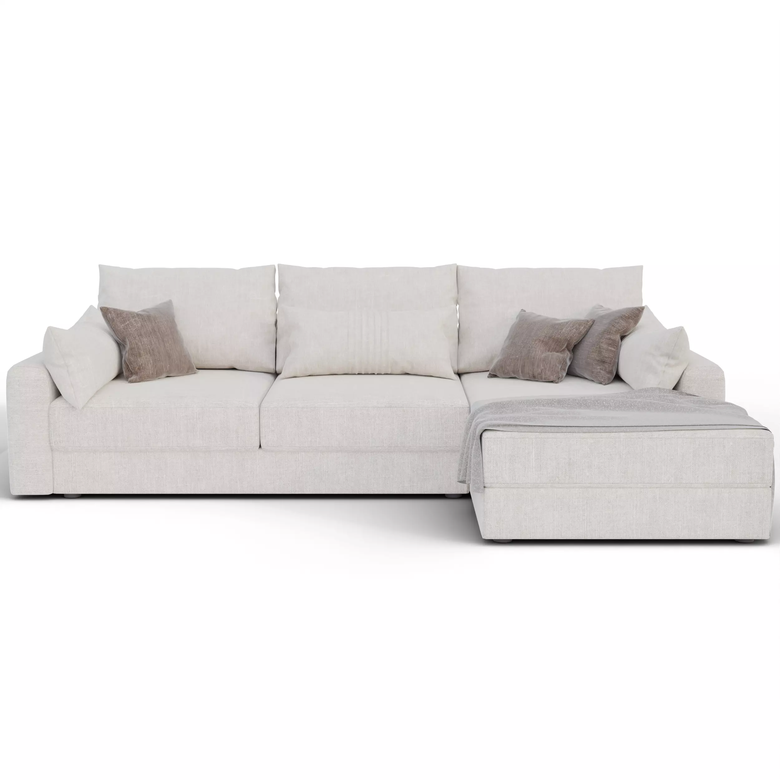 Modern corner sofa 3D model_1
