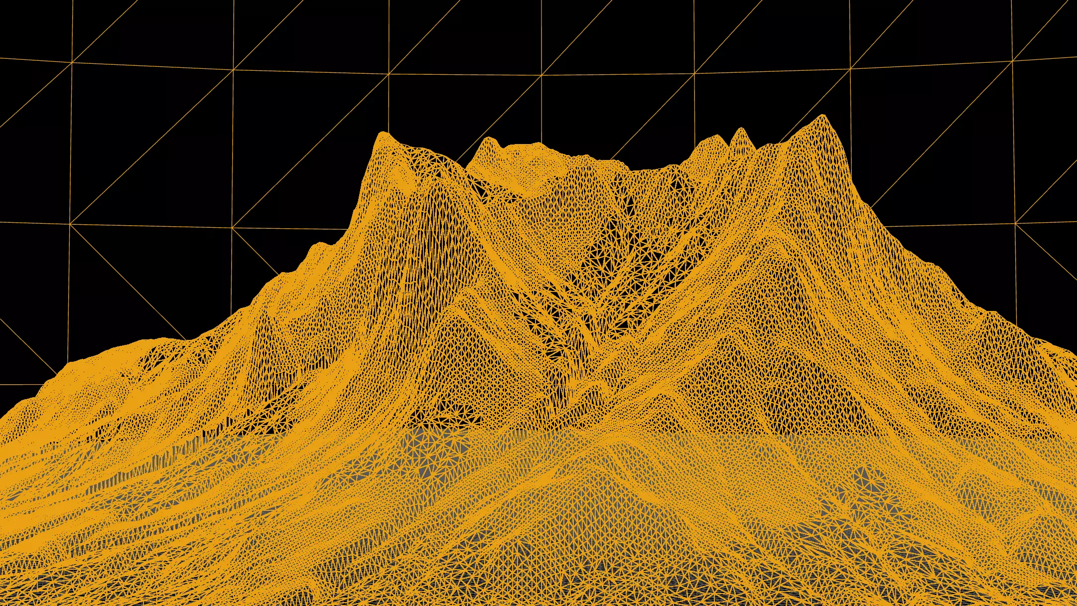 Highly detailed mountain environment asset Low-poly 3D model_12
