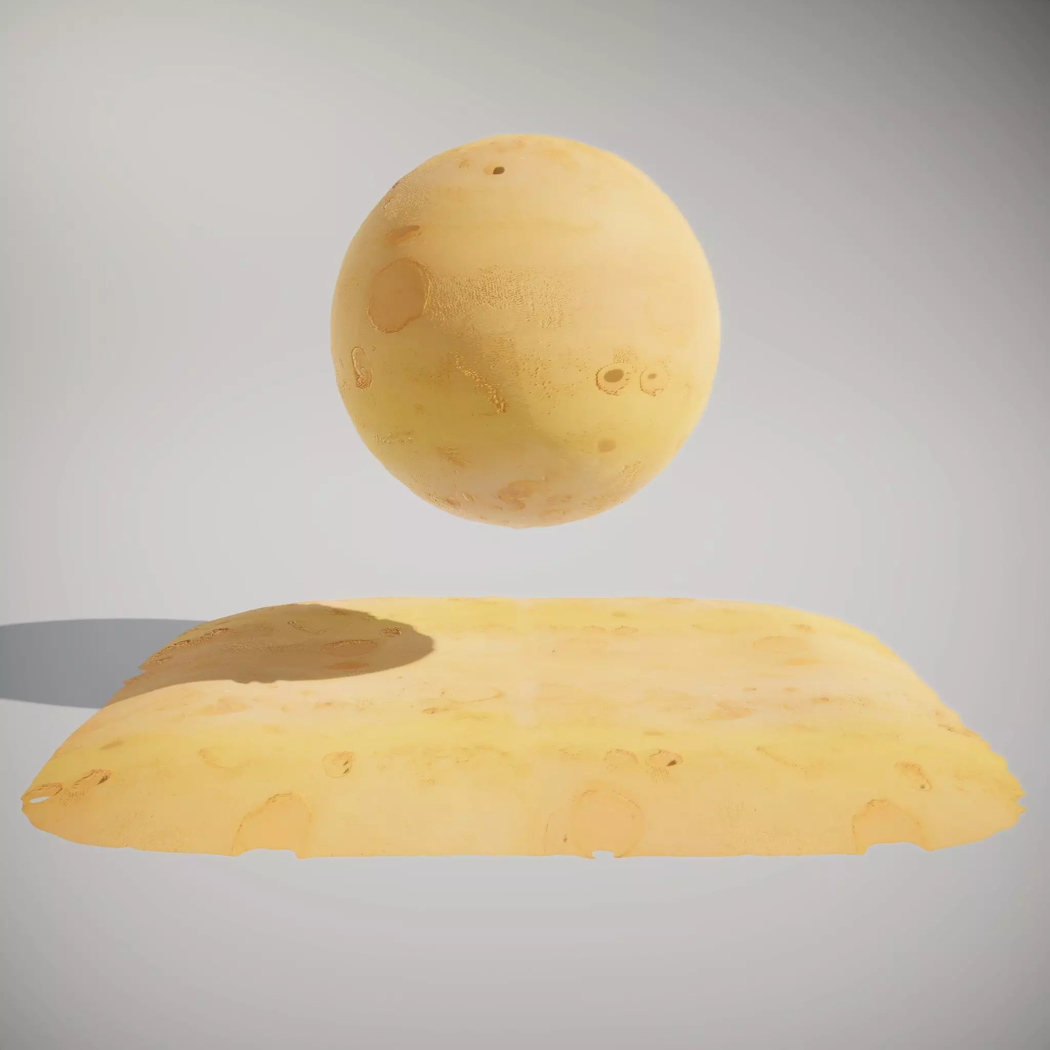 HQ PBR Textures Set Cratered Mars Surface Texture_2