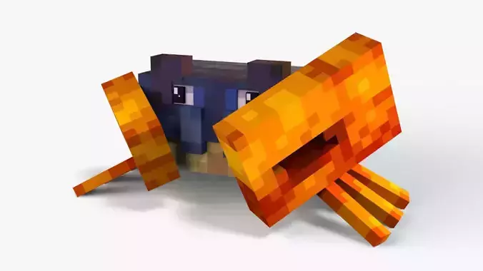 Minecraft Crab Low-poly 3D model