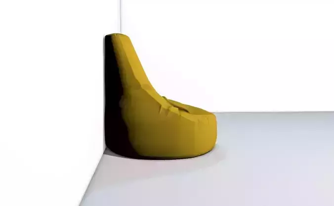 Yellow leather chair  for  club
