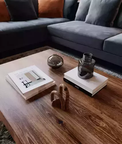 Interior Living Room Scene 01 3D model 6