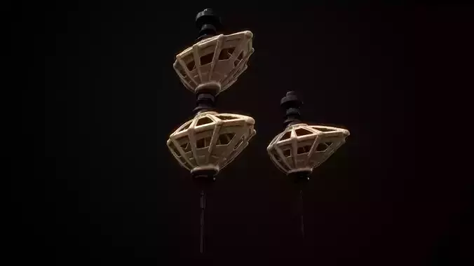 building 8 Low-poly 3D model 3