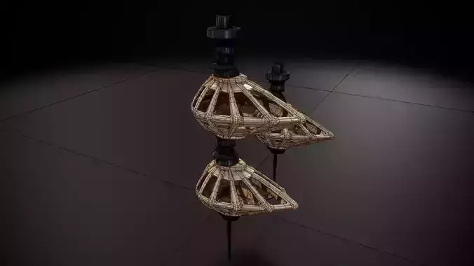 building 8 Low-poly 3D model 6