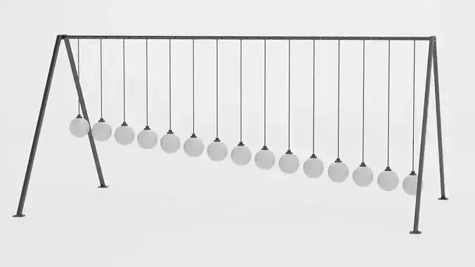 15-Ball Pendulum Waves