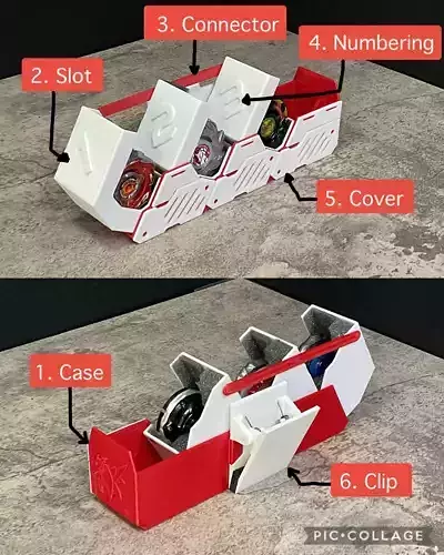 Beyblade X Container 3on3
