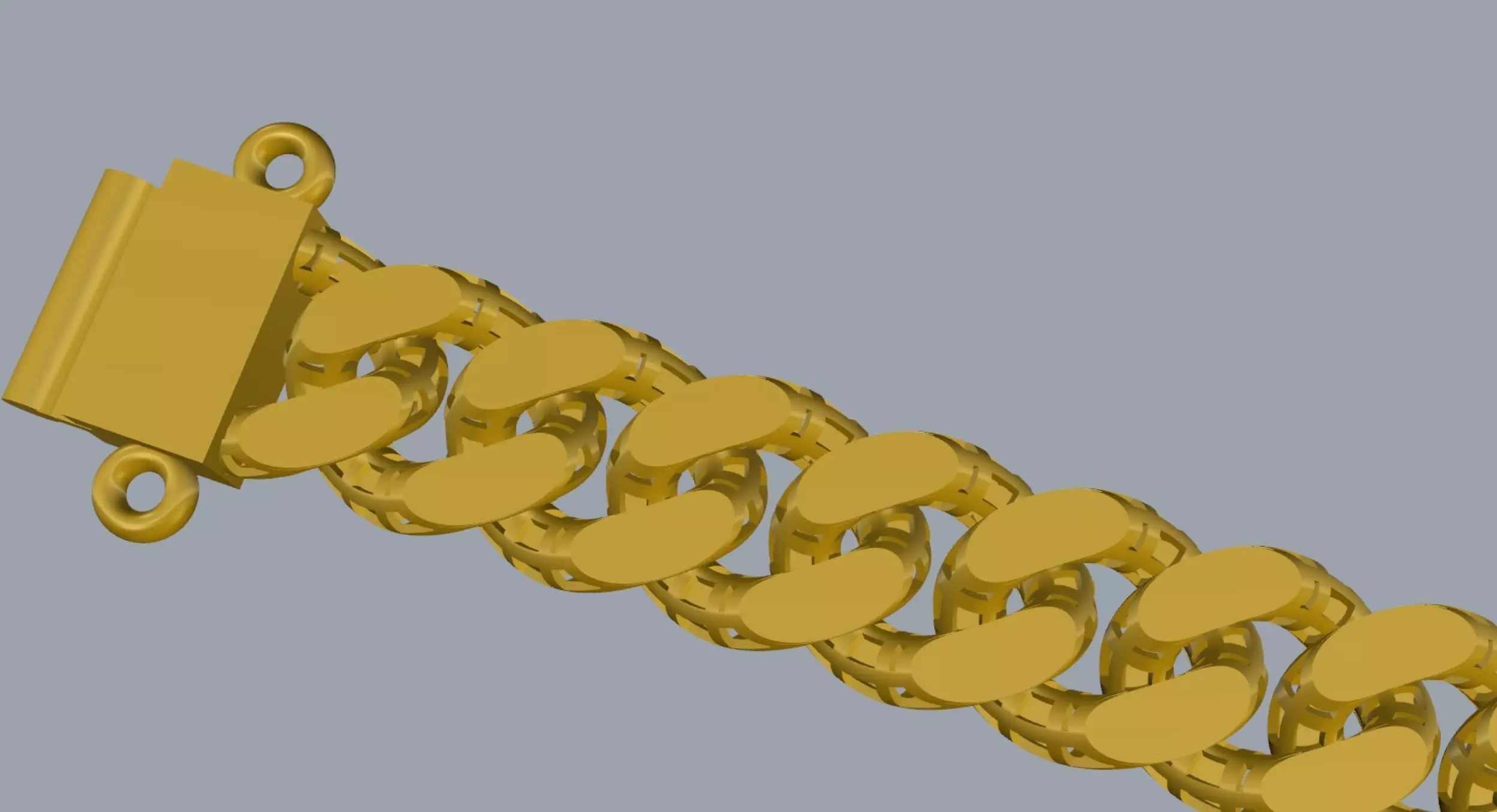 bracelet 3D print model_4