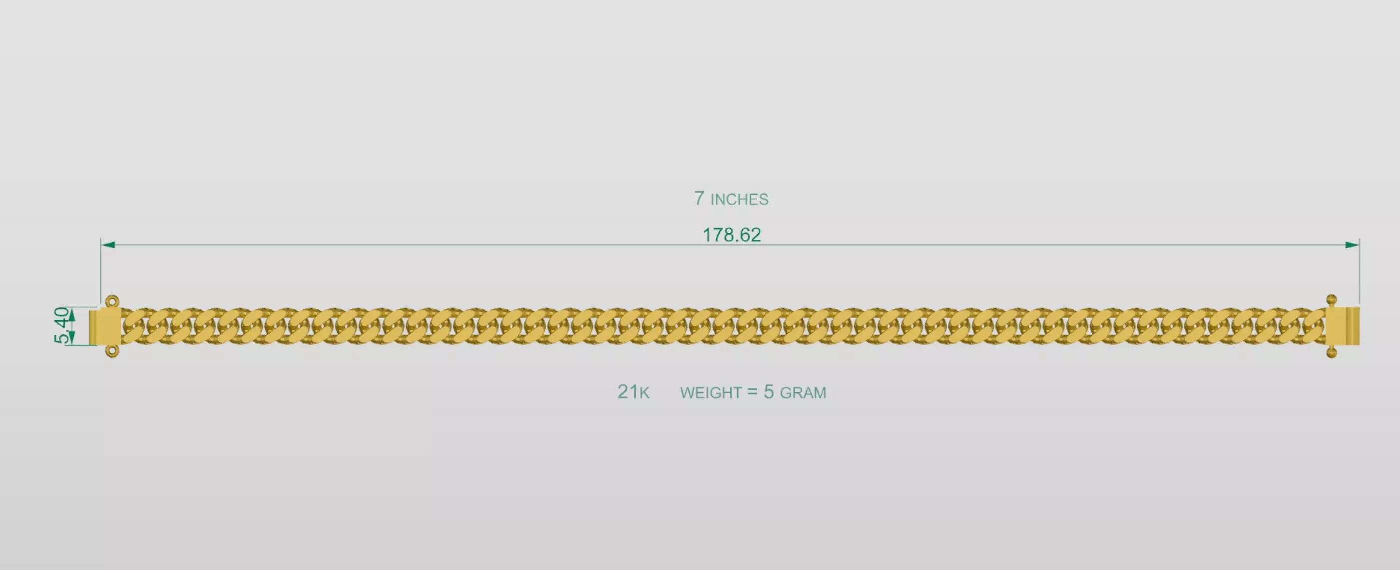 bracelet 3D print model_8