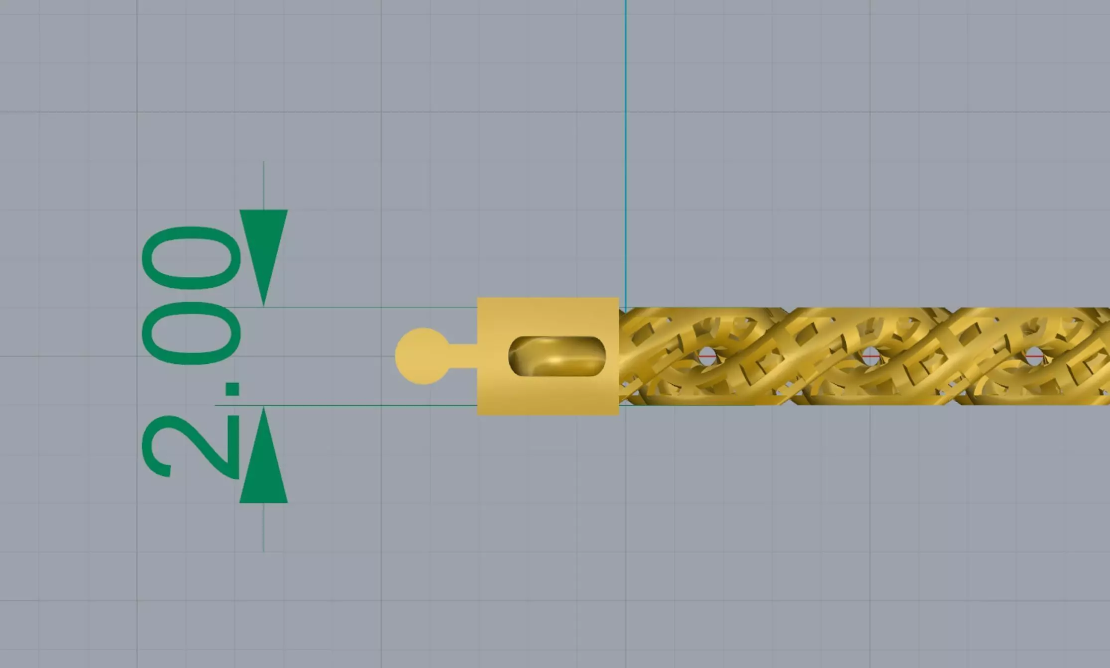 bracelet 3D print model_5