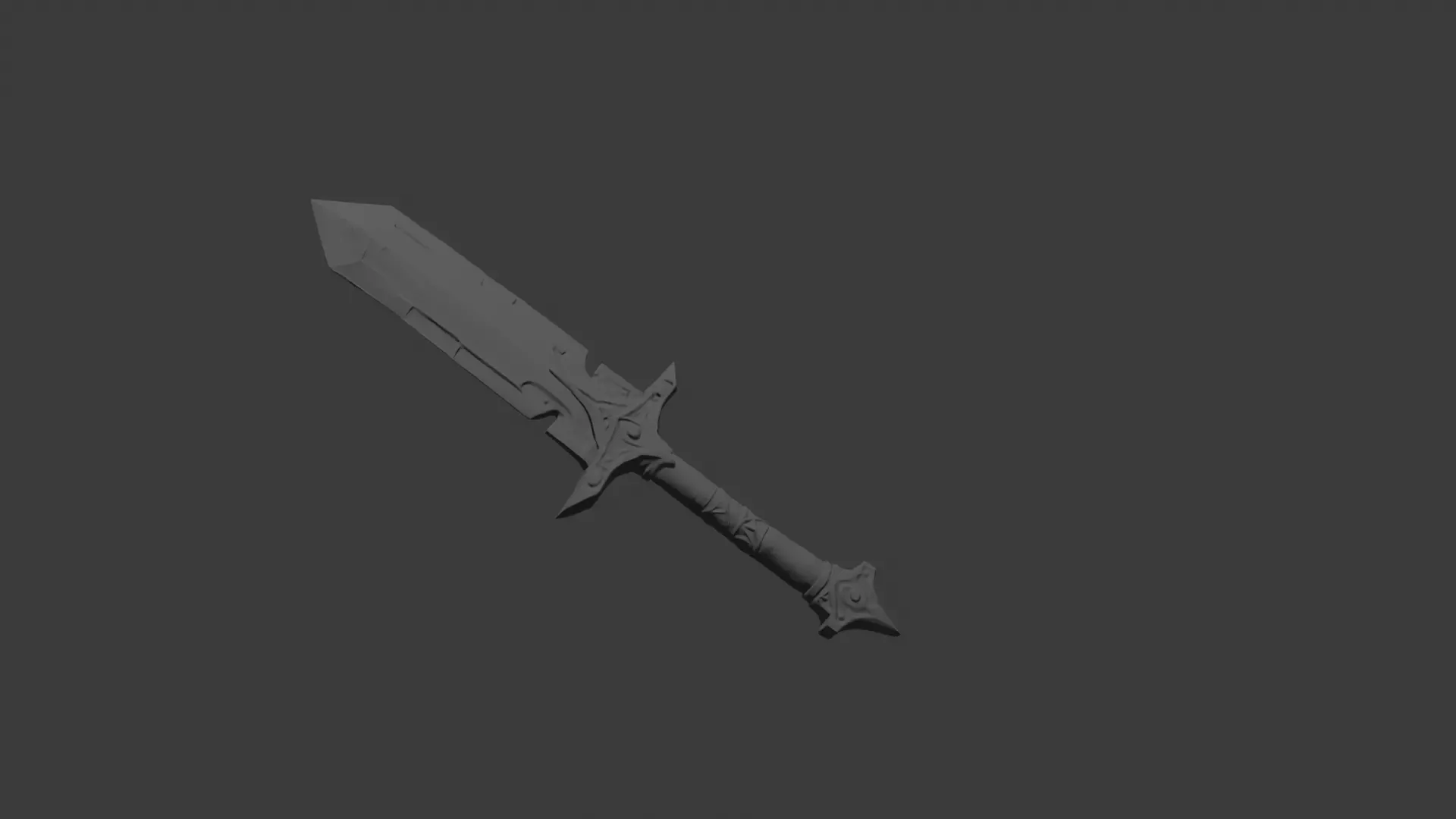 sword cosplay prop 3d model Texture_2