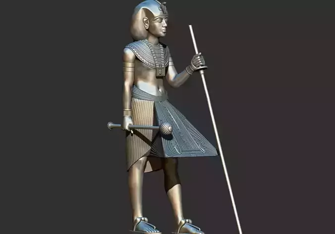 Ka Statue of Tutankhamun 3D Printable Model