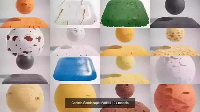 Cosmic Sandscape Models