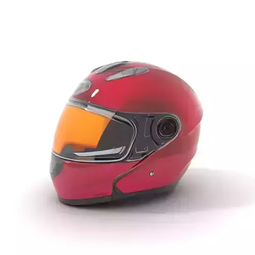 Crimson Racing Helmet model pack Low-poly 3D model