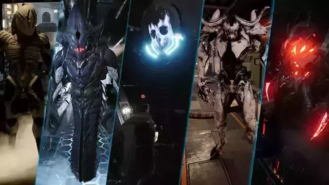 Alien Mega Pack - 6 character 3D Model Collection Alien Mega Pack - 6 character 3D Model Collection