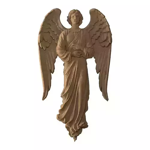 Angel - STL file CNC woodcarving