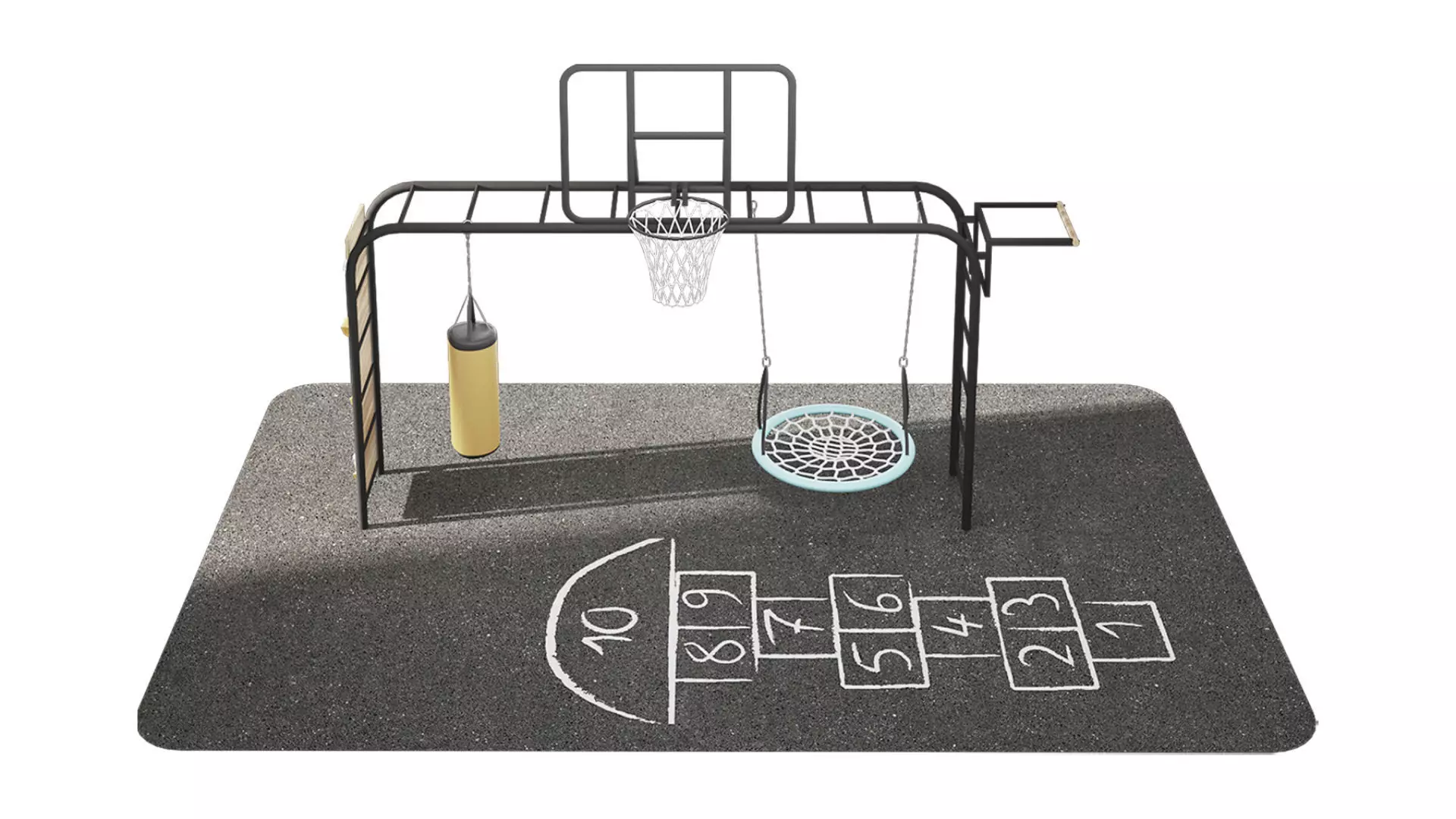 Childrens playground 3D model_4