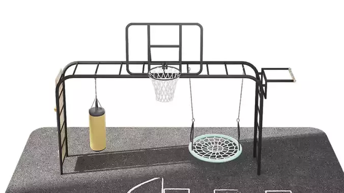 Childrens playground 3D model