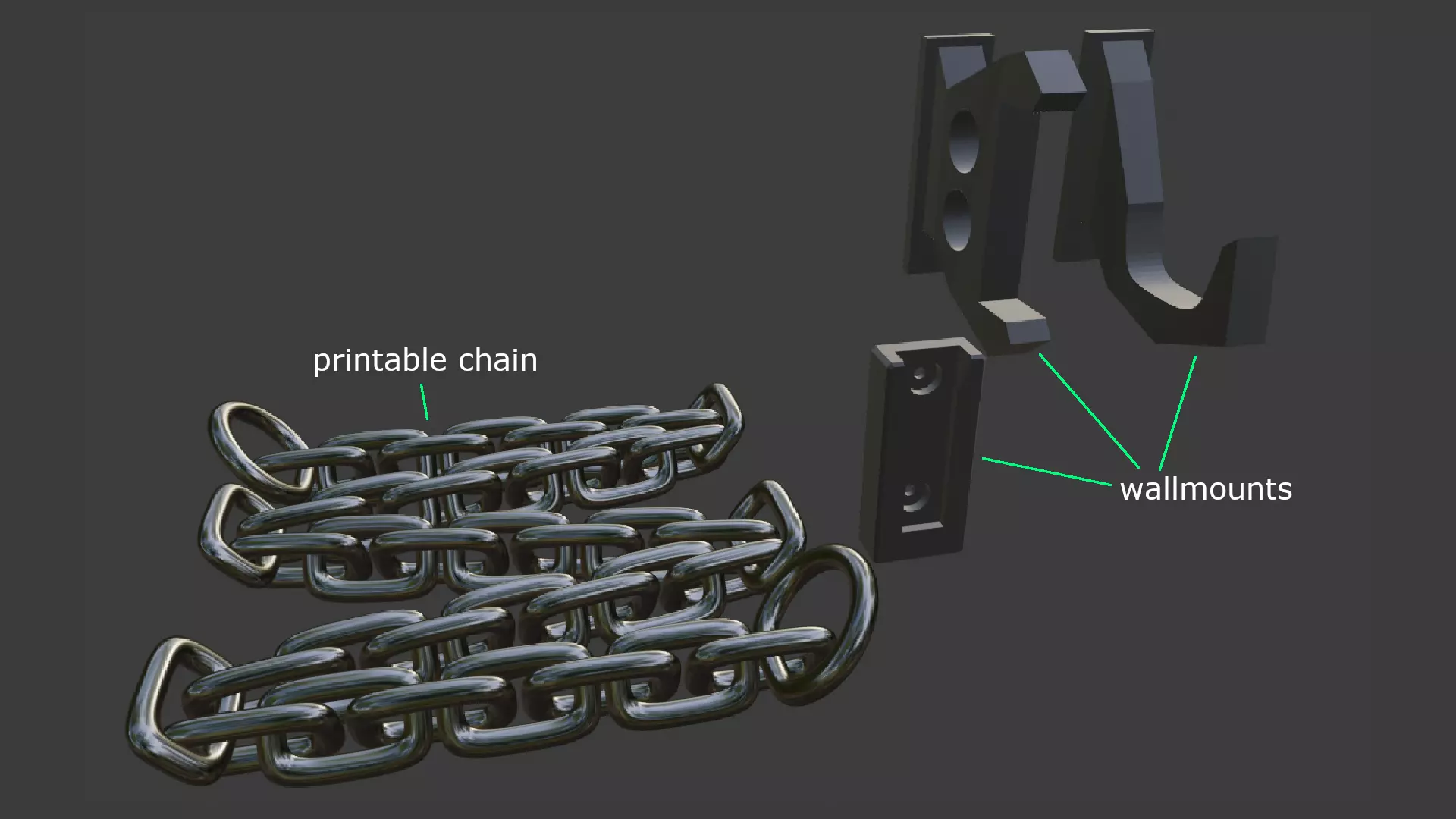 Uzui Tengen swords cleavers Demon Slayer Katana Nichirin Blades 3D print model_3