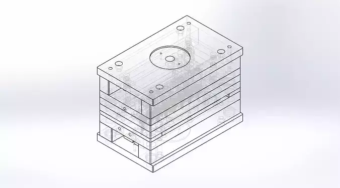 Injection mold for Screw cap-18mm thread